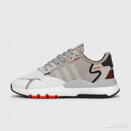 Мужские Adidas Nite Jogger White Grey