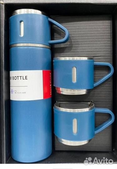 Термос с 3 кружками