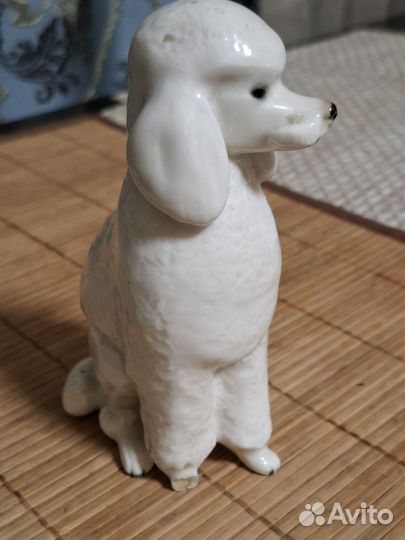 Статуэтка Белый пудель лфз