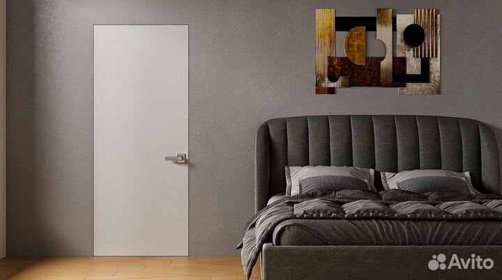 Межкомнатные двери скрытого монтажа эмаль