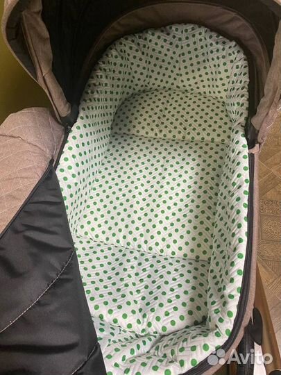 Коляска-трансформер teknum 2 в 1 новая + люлька