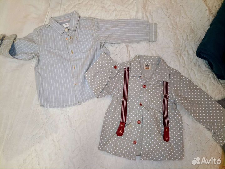 Рубашка на мальчика 74-86