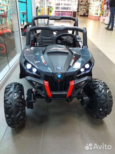 Детский электромобиль багги карбон