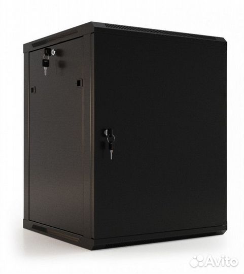 Hyperline TWB-0966-SR-RAL9004 Шкаф настенный 19-д
