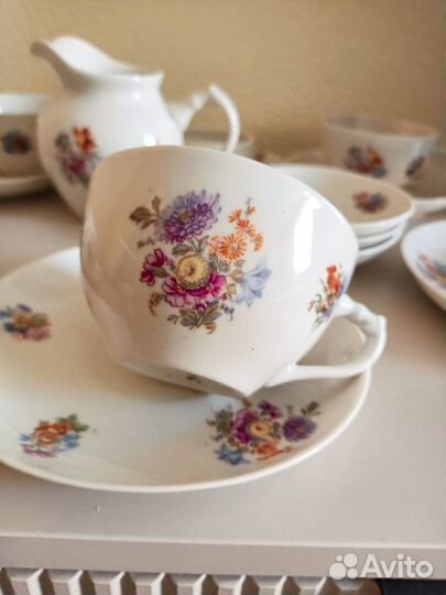 Чайный сервис СССР Дулево (1953г.)