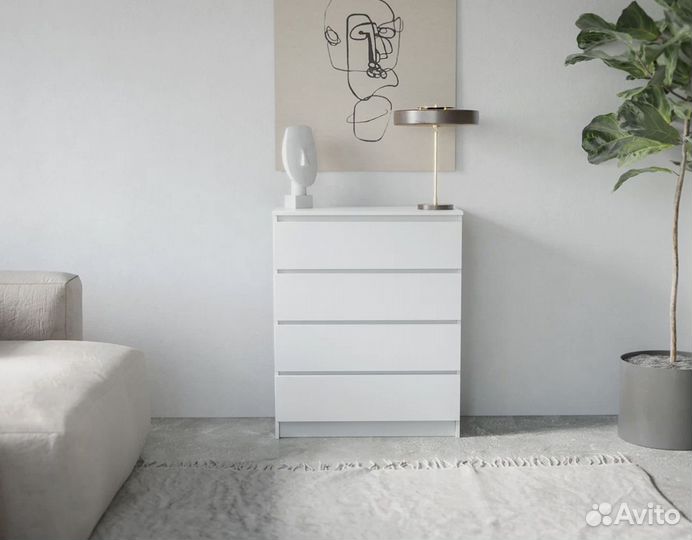 Спальный гарнитур Мори Белый/ Серый Икеа (IKEA )