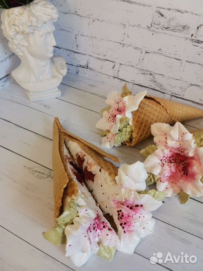 Сладкий подарок к 1 Сентября, рожки из зефира