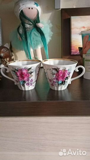 Фарфор чашки 2 шт