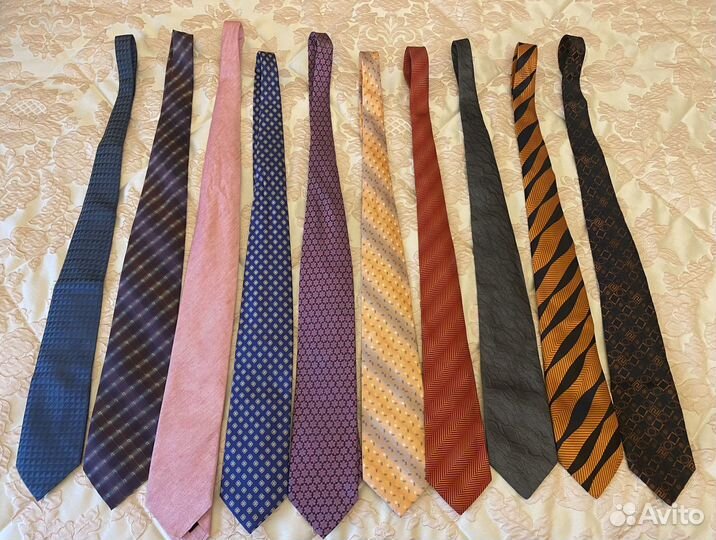 Мужские галстуки шелк, Италия, Англия, Франция