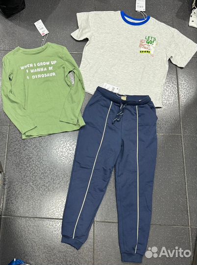 Новые вещи пакетом на мальчика 134
