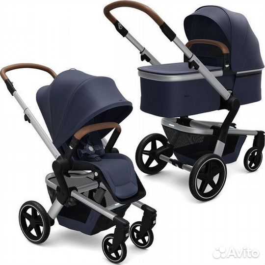 Коляска 2 в 1 joolz hub+ classic blue