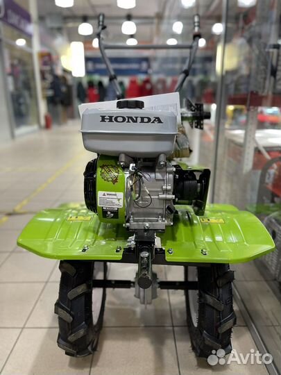 Мотоблок Honda + поворотный плуг