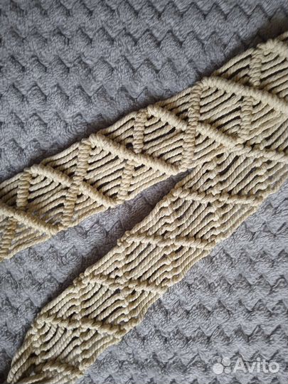 Пояс макраме