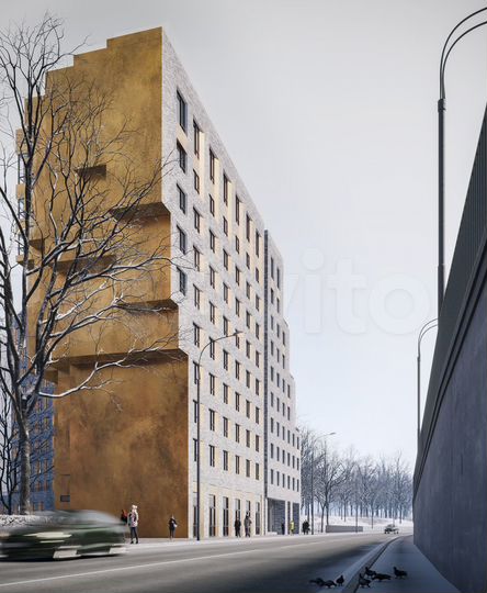 1-к. апартаменты, 38,6 м², 7/10 эт.