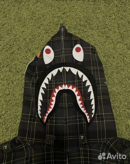 Редкая Zip hoodie Bape x Undefeated оригинал