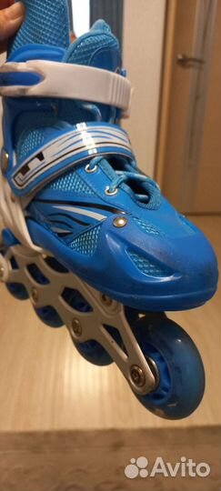 Роликовые коньки детские раздвижные б/у