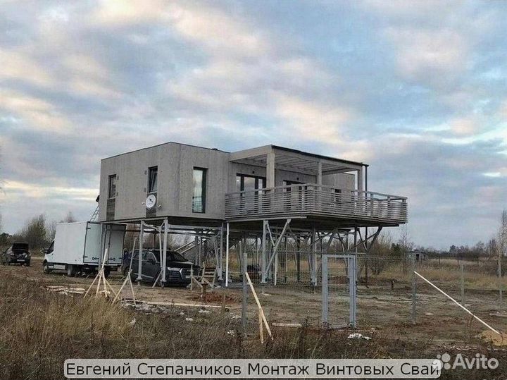 Сваи винтовые для фундамента установка