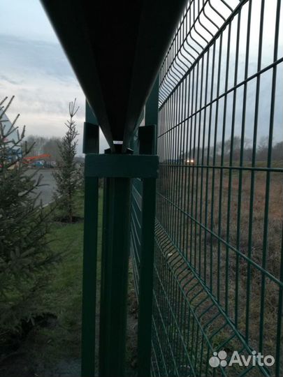 Забор из сетки 3d