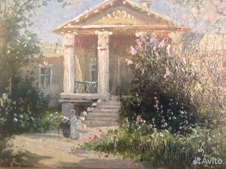 Красивая старая картина