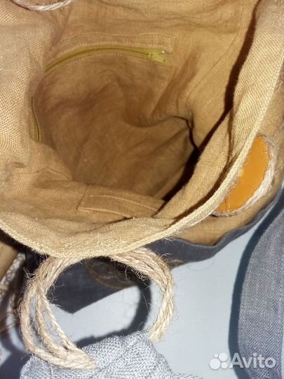 Сумка из льна