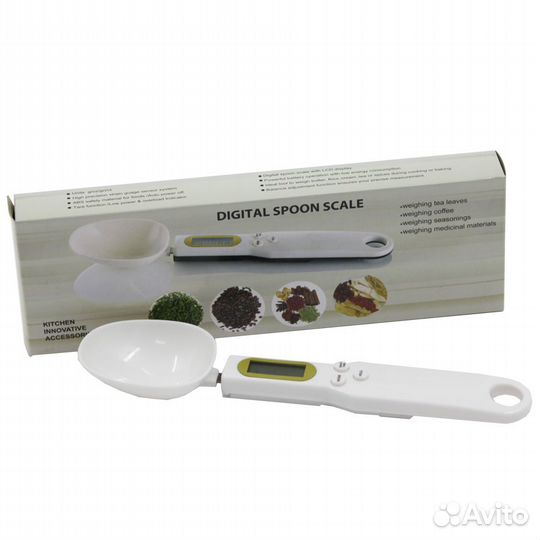 Ложка весы до 500 г.точность до 0,1 грамм