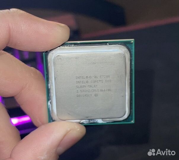 Процессор intel core 2 duo e7200. Сокет LGA 775