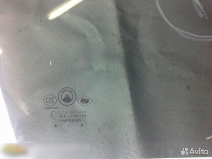 Стекло двери задней правой Geely MK 2008