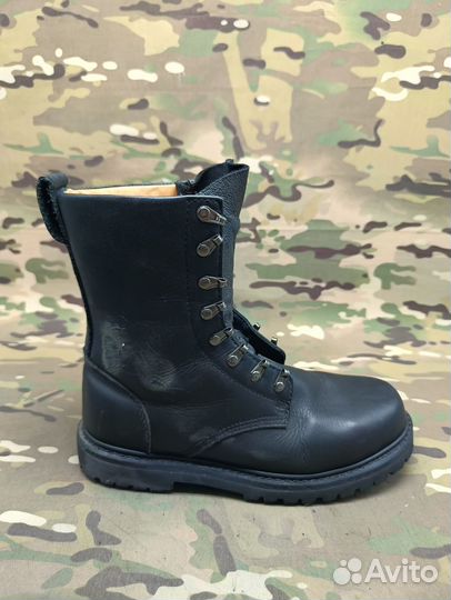 Ботинки немецкие десантные,100%кожа 43