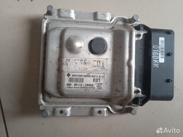 Блок управления двигателем Hyundai Solaris 1.6