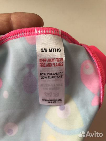 Купальник детский 3/6 месяцев