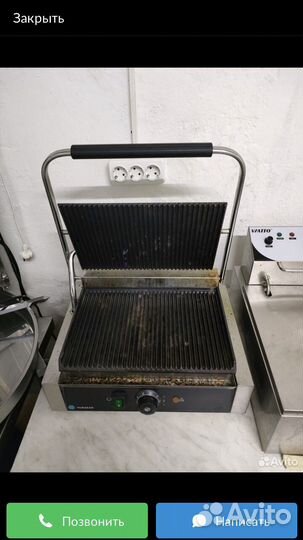 Гриль прижимной