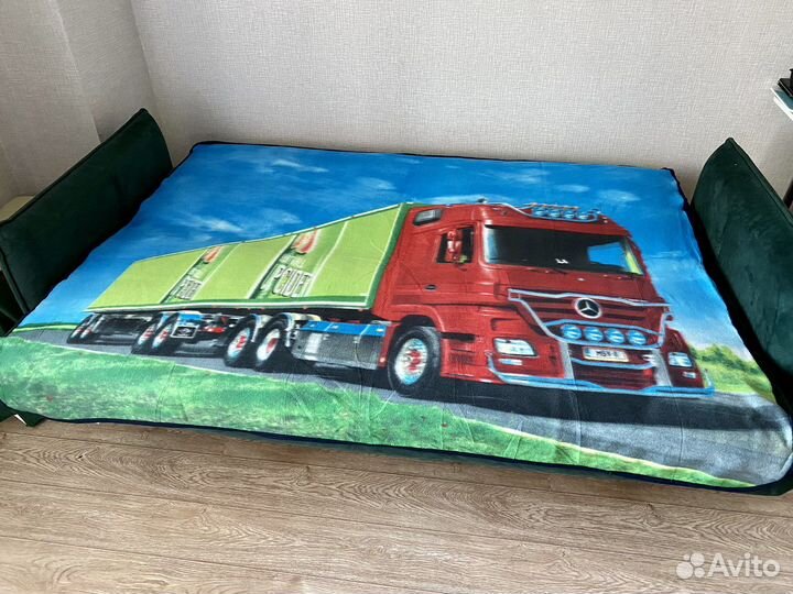 Плед новый детский большой 190х150 для мальчика