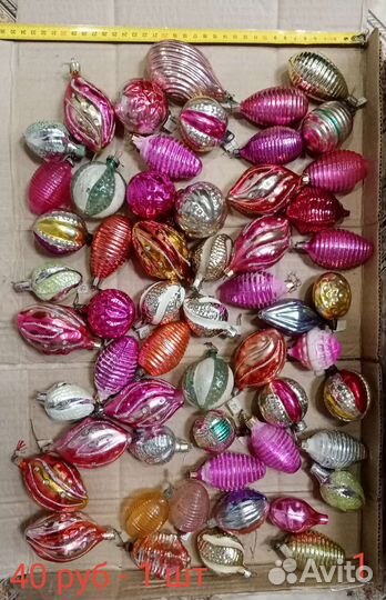 Елочные игрушки СССР