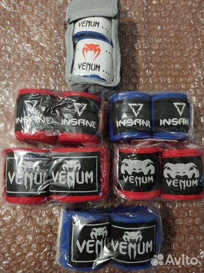 Бинты, лапы, перчатки боксерские