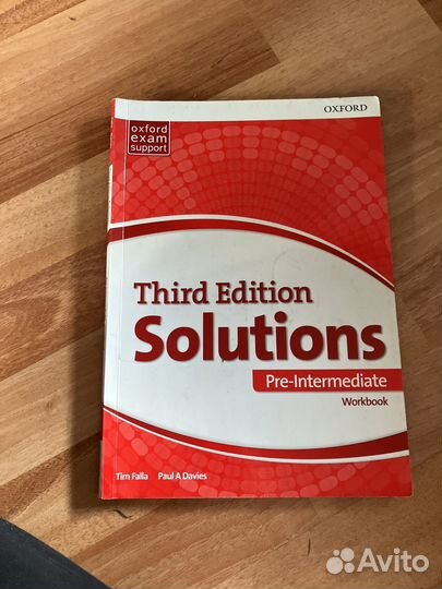 Учебник и рабочая тетрать Solutions