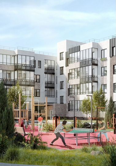 2-к. квартира, 58,4 м², 1/4 эт.