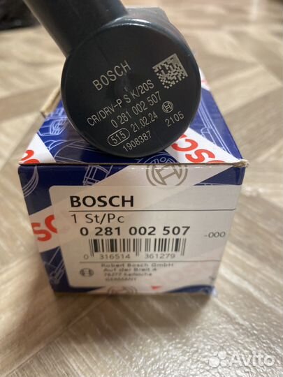 Регулятор давления топлива bosch 0281002507