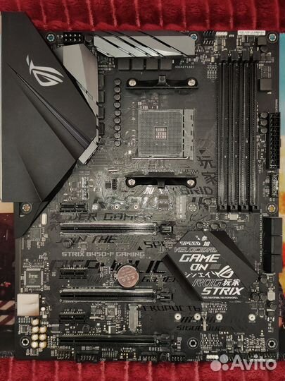 Материнская плата am4 asus b450 gaming-f
