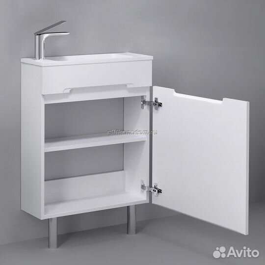 Jorno Mol.01.60/P/W/JR Тумба Modul 60, белая подвесная