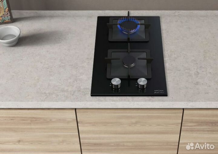 Новая газовая панель домино 2 комфорки 30 см