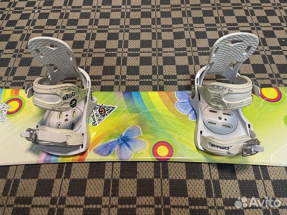 Сноуборд комплект Black Fire - 130 + F2 - XS