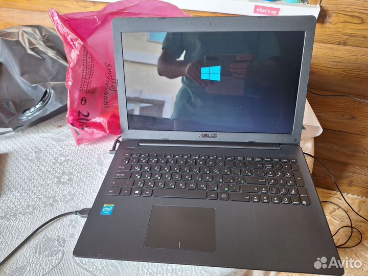 Asus тонкий ssd120 4gb лёгкий 15,6