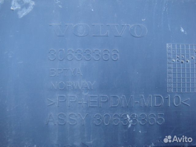 Вольво С70 Абсорбер переднего бампера 2005-09