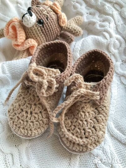 Вязанная погремушка/грызунки/пинетки