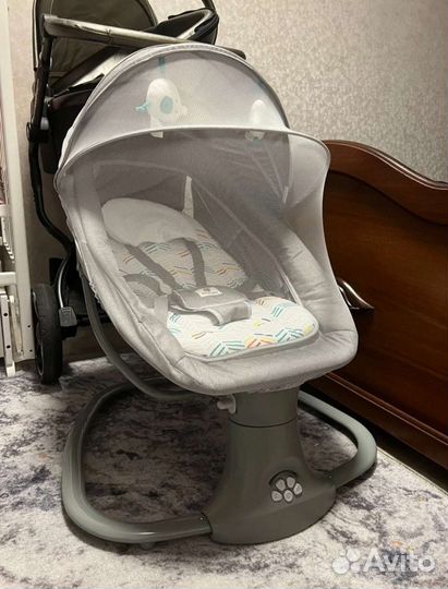 Электрокачели шезлонг