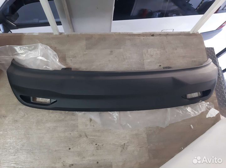 Юбка заднего бампера kia rio 3