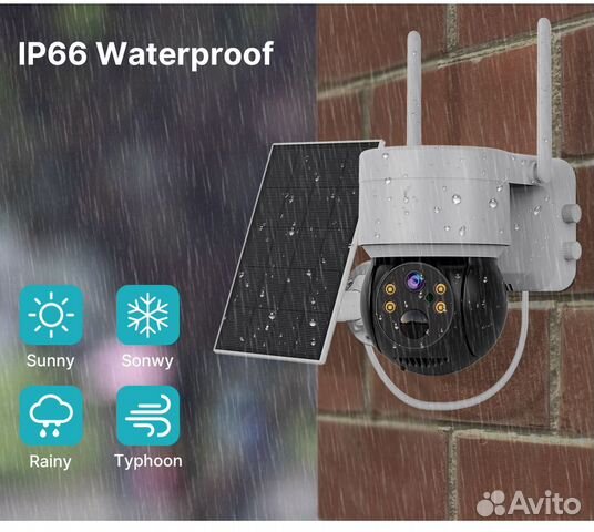 Камера видеонаблюдения на солнечной батарее wifi