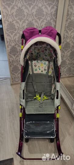 Санки коляска ника 7-2