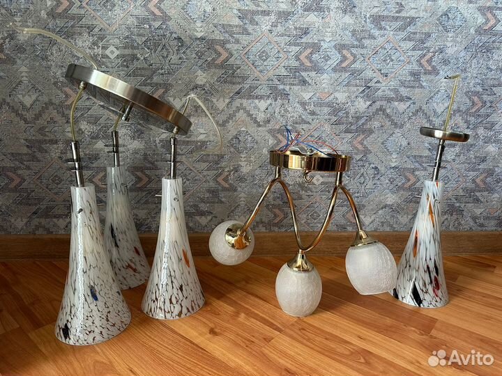 Люстра потолочная бу