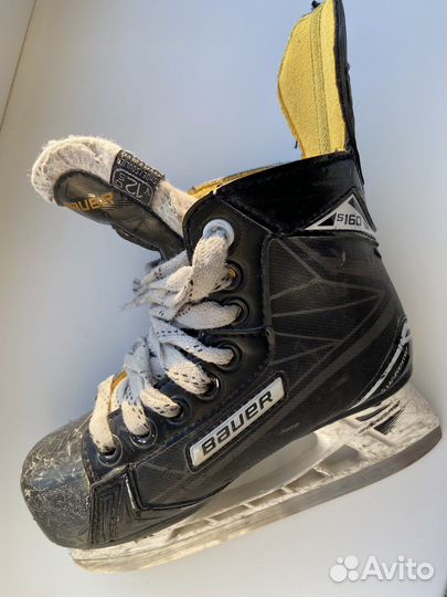 Коньки хоккейные bauer детские 31,5 размер